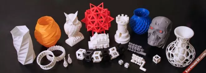 Sản phẩm thu được nhờ in 3D bằng máy in 3D