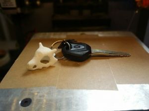 Cubone Pokemon Skull Keychain - Pokemon