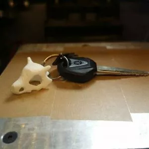 Cubone Pokemon Skull Keychain - Pokemon