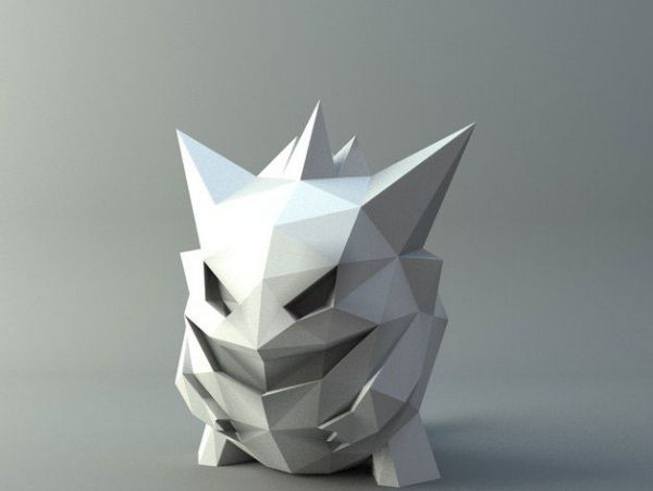 Gengar Low-poly Pokemon - Pokemon