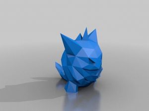 Gengar Low-poly Pokemon - Pokemon