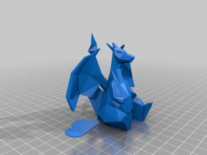 Charizard Low-Poly Pokemon